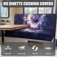 thumbnail image 4 of XYZCANDO Moon Butterfly RV Dinette Cushions Comfortable RV Dinette Cushion Covers for Women Couch Cushion Covers Universal Loveseat Sofa Chair Cover Furniture Protector Camper Purple, 4 of 7
