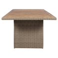 thumbnail image 4 of vidaXL 9 Piece Outdoor Dining Set with Cushions Poly Rattan Brown, 4 of 5