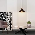 thumbnail image 2 of Black Iron Ceiling Pendants, Modern Industrial Style Pendant Lights with Adjustable Hanging Cord up to 120cm for Restaurant and Bar Applications, 2 of 5