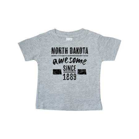 

Inktastic North Dakota Awesome Since 1889 Gift Baby Boy or Baby Girl T-Shirt