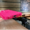 thumbnail image 6 of Compatible with iPhone 15 Pro Max Case 6.7 inch, Cute Neon Bright Color with Bling Glitter Diamond Camera Protector, Clear Crystal Case Shockproof Sparkle Len for Women Girls-Hot Pink, 6 of 6