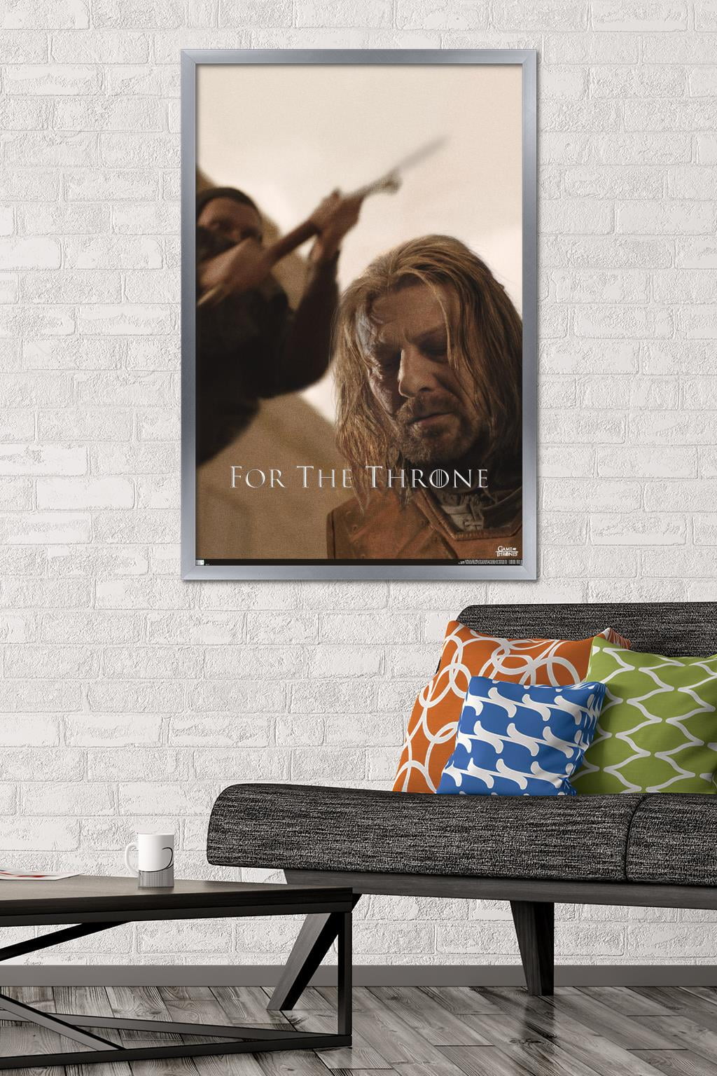 Game of Thrones - Ned Stark Wall Poster, 22.375" x 34", Framed