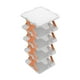 thumbnail image 2 of Estantería de almacenamiento doméstico de estilo escandinavo de moda | Estante modular de organización de plástico duradero | Unidad ajustable de estanterías DIY de 5 niveles | 26,1 x 10,2 x 9,44, 2 of 6