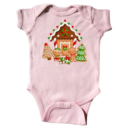 

Inktastic Gingerbread House Christmas Gift Baby Boy or Baby Girl Bodysuit