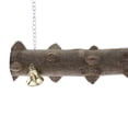thumbnail image 4 of DOLITY Natural Prickly Wood Stand Perch Swing For Bird Parrot L L, 4 of 9