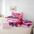 thumbnail image 6 of Feelyou Romantic Gnome Rose Comforter Set 7pcs, Love Heart Balloon Full Bedding Set, 6 of 8
