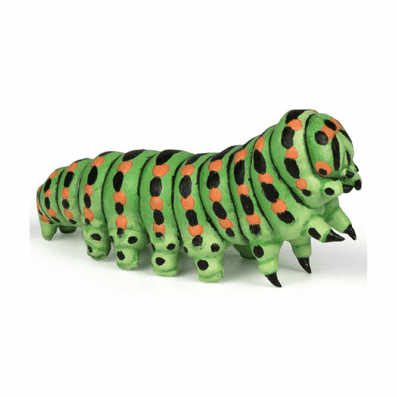 Papo Caterpillar Hand Painted Figurine - Heirloom Quality Collectible No. 50266