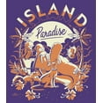 thumbnail image 2 of Men's The Simpsons Island Paradise  Graphic Tee Purple 2X Large, 2 of 4