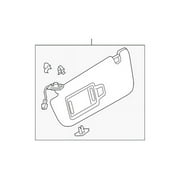 Genuine OE Audi Sun-Visor - 4N0-857-551-C-25M