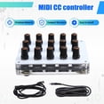 thumbnail image 2 of 15 Knob Knobs, Custom CC Information Volume, USB-C Interface, Music Host Software, MIDI Controller, 2 of 7