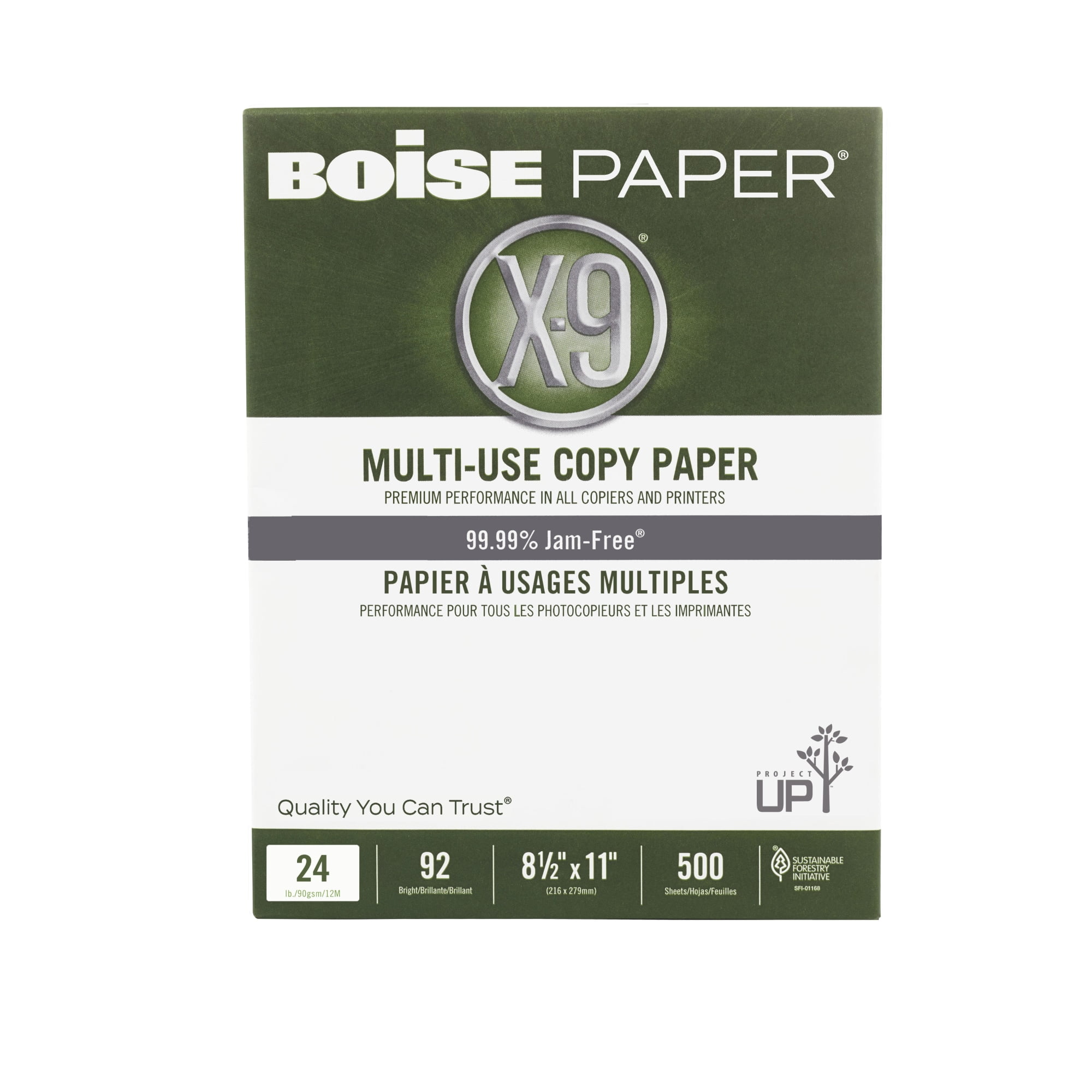 Boise FIREWORX Colored Paper 20lb 8-1/2 x 11 Popper-mint Green 500