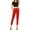 Red, variant on Ma Croix Women's Athleisure Soft Jogger Pants