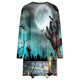 thumbnail image 4 of Vestidos Para Mujer Vestidos Casuales Otoño Vestidos de Talla Grande Cuello Redondo Cosplay Estampado Manga Larga Vestido Suelto Odeerbi ODB133798, 4 of 5
