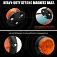 thumbnail image 3 of CNKOO Rechargeable Led Strobe Light   Amber Emergency Magnetic Flashing Warning Beacon for Vehicle, 3 of 8