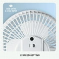 thumbnail image 5 of Hurricane Classic  6" Clip Fan 2 Speed Table Fan w/ Adjustable Tilt, White, 5 of 10