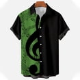 thumbnail image 4 of IWRICH Summer Shirts for Men Print Short Sleeve Regular Fit Hawaiian Casual Button down Beach Shirts Light Green XXXXL, 4 of 4