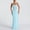 Light Blue, variant on Dress for Women Interview Dress 2026 Summer Solid Color Sleeveless Square Neck Tie Breathable Regular Fit Graduation Dress for Beach and Vacation
