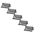thumbnail image 1 of Yuehao Metal Mesh Business Card Holder, 5-Pack Desktop Card Display and Storage Rack for Office and Home, Durable and Breathable Card Organizer for Desks, Convenient Card Retrieval (Black), 1 of 5