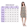 thumbnail image 4 of FORMRS Summer Dress for Women Loose U Neck Sleeveless Midi Beach Sundresses with Pockets, Orange Art Pattern, 4 of 8