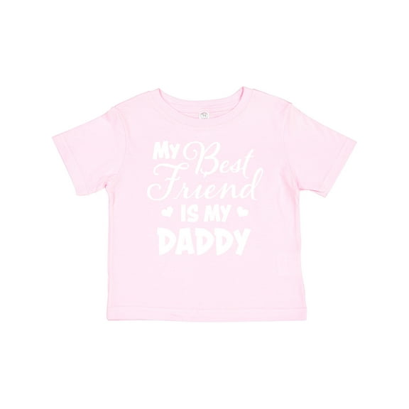 Inktastic My Best Friend is My Daddy with Hearts Boys or Girls Baby T-Shirt
