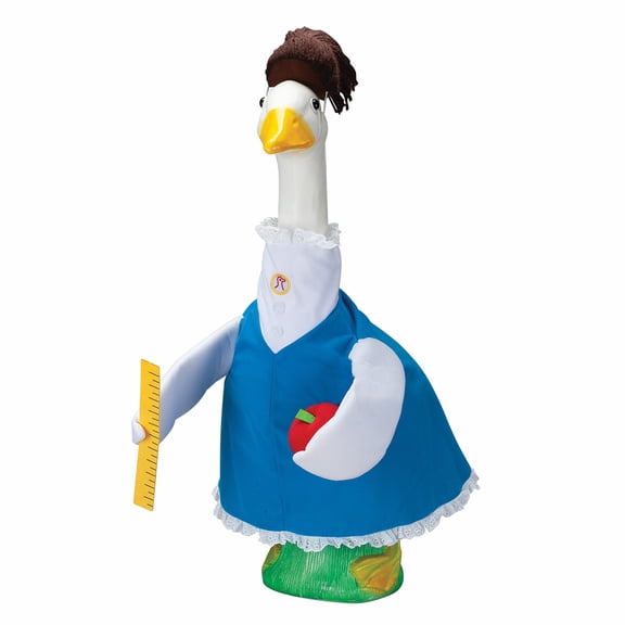 Gaggleville Teacher Goose Outfit, Fits Large 23" H Statue, by Fox Valley Traders