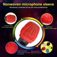 thumbnail image 4 of 400Pcs Disposable Microphone Cover,Handheld Microphone Windscreen for KTV Recording Studio Karaoke(Mixed Colors), 4 of 8