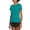 Teal, variant on BALEAF Women's Athletic Short-Sleeved Running T-Shirts Lightweight Quick Dry lightweight Workout Yoga Crewneck Tops Black Size L