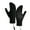 Black, variant on USB Powered Heated Knit Gloves Winter Thermal Warm Touch Screen Heating Hand Warmers Elastic Rib Cuff Heated Gloves Navy One Size