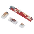 thumbnail image 2 of 4 Pcs Touches Personnalisées DIY Fondue Chinoise Motif Panda Remplacement Personnalisé pour Claviers Mécaniques Universels, 2 of 14
