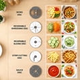 thumbnail image 2 of TOCOKEID 5-in-1 Food Processor Attachment for KitchenAid Stand Mixers, 2 of 7