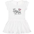 thumbnail image 3 of Inktastic Well Bless your Heart with Floral Print Girls Toddler Dress, 3 of 5