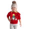 thumbnail image 4 of Little Girls Christmas Sweatshirts Boys Kids Casual Loose Active Full Sleeves Letter Print Teen Crop Tops Size 5-6T, 4 of 5