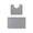 Gray, variant on RBCKVXZ 2-Piece Bathroom Toilet Rug Set 16"x24", U-Shaped Non-Slip Latex Bath Mat, Absorbent Quick-Dry Floor Carpet for Toilet, Shower, Tub, Washable