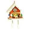 Alexander Taron Christian Ulbricht Ornament - Cuckoo Clock with Santa