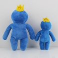 thumbnail image 3 of Peluche de amigos del arcoíris, muñeco de peluche, juego de terror para Halloween, Navidad, fiestas, cumpleaños, regalos para fanáticos, corona azul de 30 cm, 3 of 3