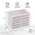 thumbnail image 2 of Joyero de Acrílico con 5 Cajones: Elegante Organizador que Combina Funcionalidad y Estilo, con Espacios Específicos para Collares, Anillos y Pulseras ¡Todo en un solo Espacio, 2 of 8