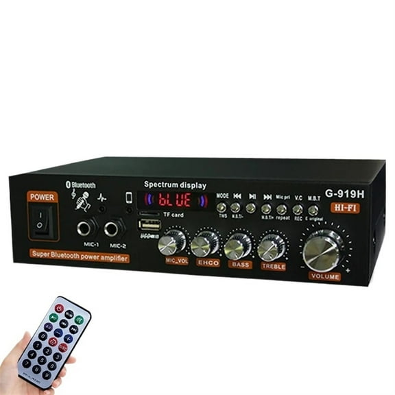 G-919H 1000W Home Power Amplifiers Audio Amplificador Subwoofer Speakers Theater Audio Sound System FM USB ,Precision Control and Adjustment