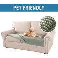 thumbnail image 2 of Plush Chenille Dog Bed Cover Thick Soft Loveseat Cover for 2 Cushion Couch Anti Slip Couch Cover Furniture Protector for Dog, Pet, Cat (35" x 62", Sea Foam), 2 of 14