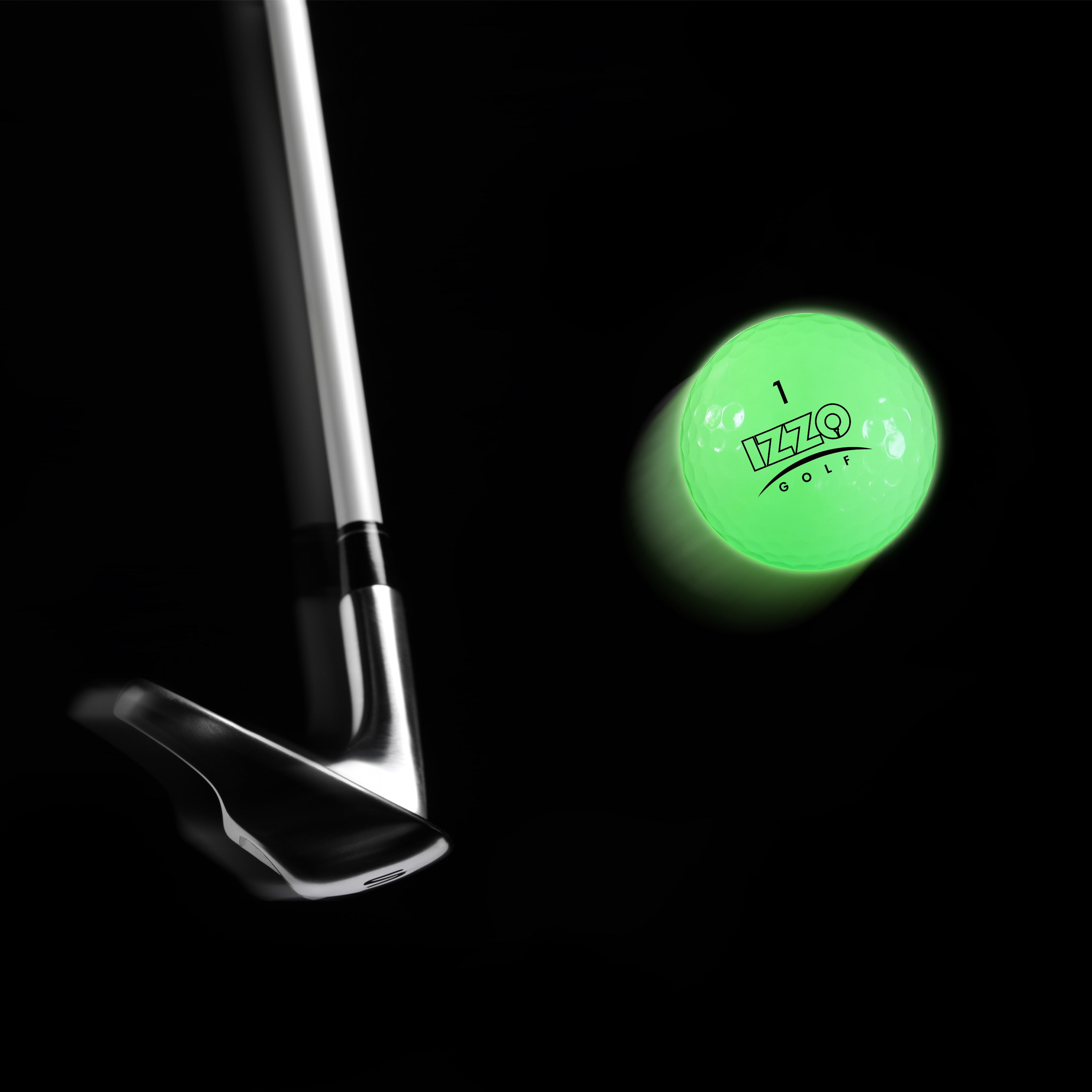 IZZO Lite4Nite 24-Hour Golf Balls, For Night Golf (Box Dozen Count)
