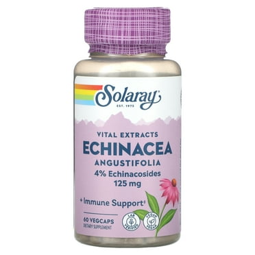 Solaray Echinacea Angustifolia Extract 125 mg - 60 Capsules