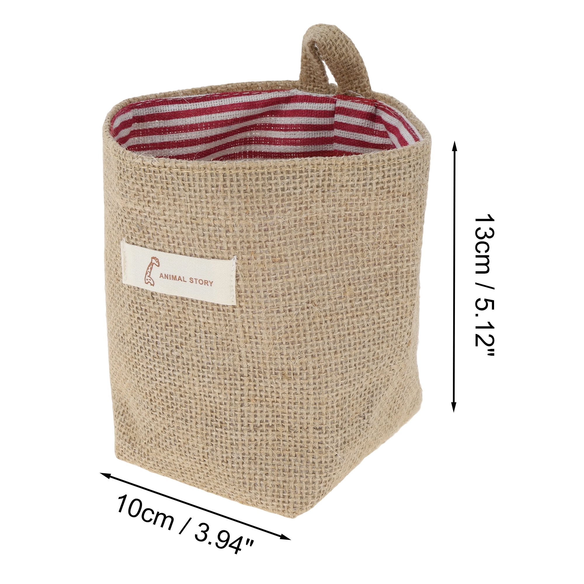 Unique Bargains Simple Durable Hanging Storage Bags 1 Pc Yellow Brown, Red White