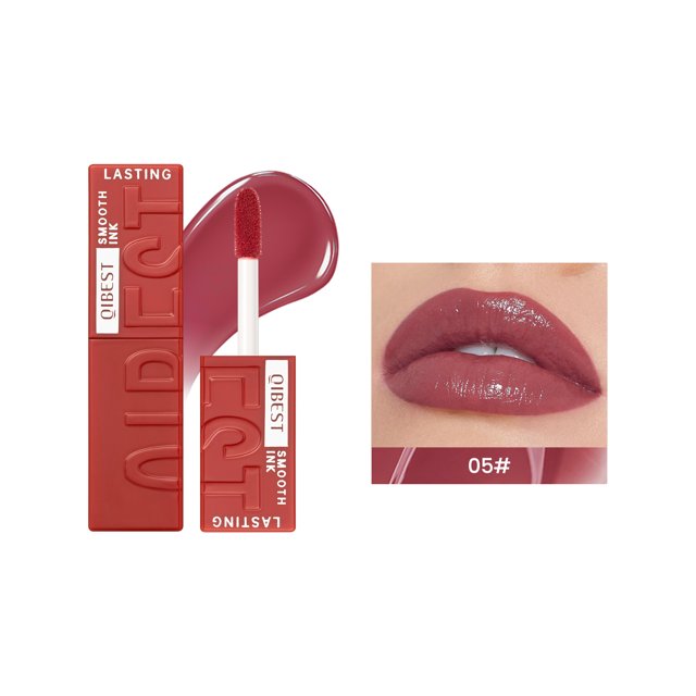 XWSHYW Lápiz Labial Espejo de Aceite Labial Hidratante y de Larga Duración, Líneas de Labios Que Se Desvanecen, Brillo de Labios Tridimensional Natural, 3Ml