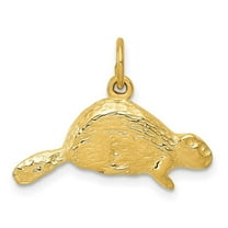 Finest Gold 14K Yellow Gold Beaver Charm