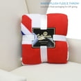thumbnail image 5 of Sherpa Blanket, National Flag Print Patriotic Plush Super Soft Warm Reversible Polar Fleece Throws by Catalonia 60"x50", 5 of 7