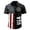 Black, variant on Men's American Flag 250th Anniversary Patriotic Button Down Shirt Short Sleeve 1776-2026 4th of July Shirt Casual Vintage USA Flag Button Up Tops White XL