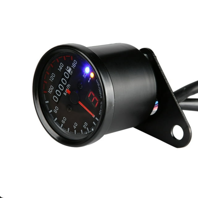 Retroiluminación LED Universal Para Motocicleta ATV, Odómetro Doble DC12V