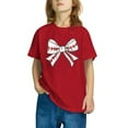 thumbnail image 4 of RXIRUCGD T-shirt Imprimé Halloween pour Enfants Garçons Filles Mode Mignon Col Rond Manches Courtes (Rouge, Taille: 3 Ans), 4 of 4