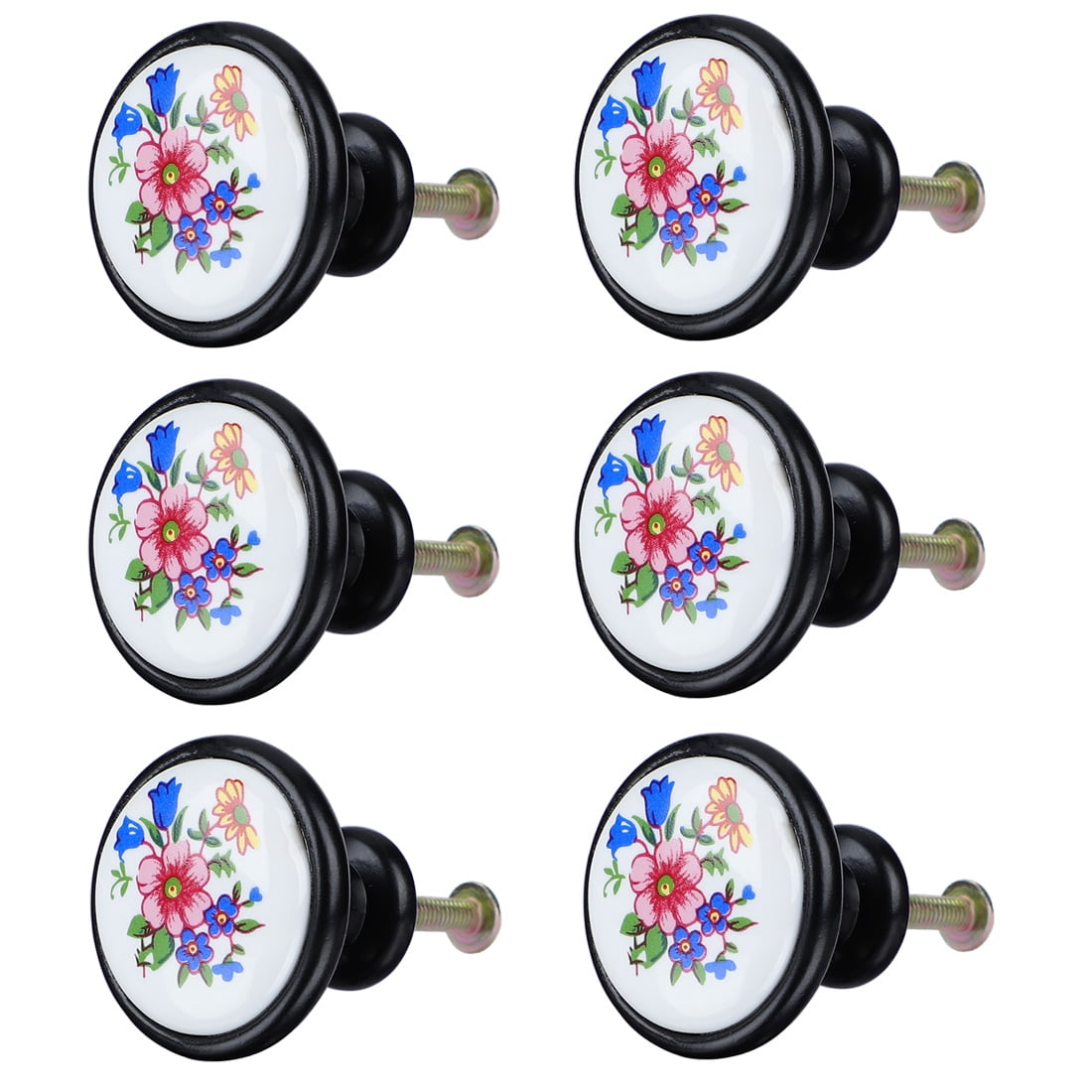 Ceramic European Modern Knobs Handle Cupboard Wardrobe