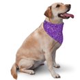 thumbnail image 2 of Disketp Glitter Purple Dog Bandanas 1PC Triangle Adjustable Puppy Bandana Bib Handkerchief for Large Medium Girl Dogs Pets Gift, 2 of 6