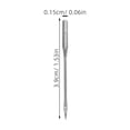 thumbnail image 2 of TABLZONE 60Pcs Lightweight Stainless Steel Sewing Machine Needle Set for Cotton Silk Quilting Embroidery Projects, 2 of 8